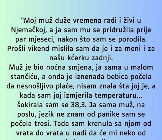 “Moj muž duže vremena radi i živi u Njemačkoj…”