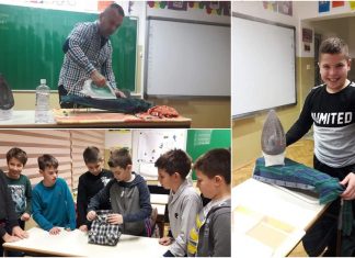 Učitelj đake uči kako da peglaju, ispeku palačinke i budu dobri ljudi