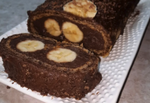 Čokoladni rolat sa bananama