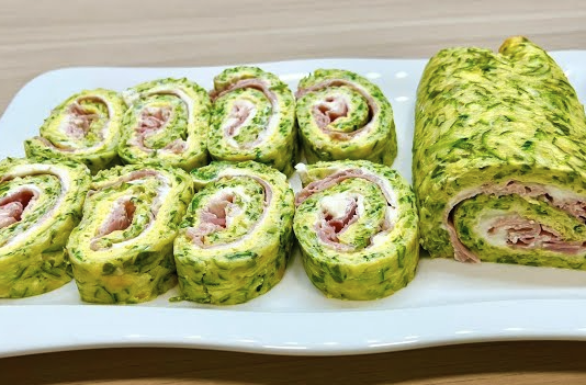 Rolnica od tikvica punjena sirom i šunkom – Zdravo i ukusno!