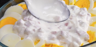 Lako i brzo se pravi, a bolja je od ruske – Salata sa jogurtom, jajima i šunkom