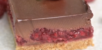 Čoko malina kocke – Bez pečenja gotov za 30 minuta