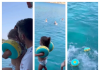 Otac bacio kćerku u more da nauči plivati: Video izazvao bijes i jezu među korisnicima
