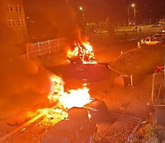 (VIDEO) Velika uzbuna u Rusiji: Ukrajinski dronovi pogodili više regija, Moskva na meti, požari bukte