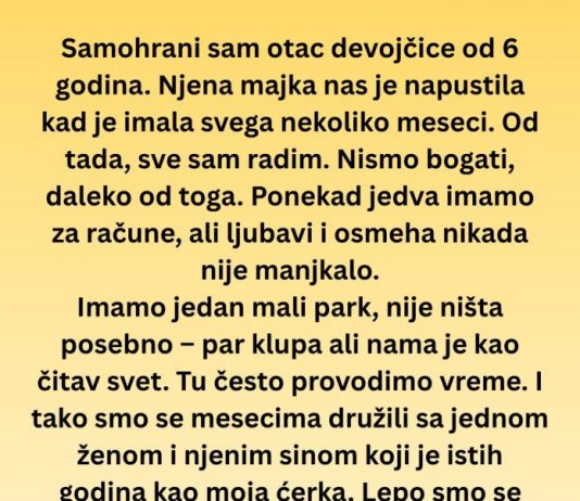 „Samohrani sam otac – a onda je usledilo nešto što mi je promenilo život“