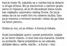 “Zvala se Esma. I nikad nije otišla s tog perona.”