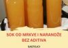 D0MAĆI S0K OD MRKVE I NARANDŽE,BEZ ADITIVA..