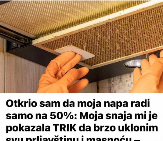 Otkrio sam da moja napa radi samo 50%: Moja snaja mi je pokazala TRIK – razlika je ogromna! Otkrio sam da moja napa radi samo 50%: Moja snaja mi je pokazala TRIK – razlika je ogromna! - featured image