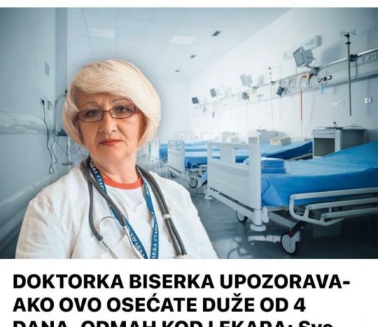 DOKTORKA BISERKA UPOZORAVA- AKO OVO OSEĆATE DUŽE OD 4 DANA, ODMAH KOD LEKARA: Sve više obolelih, a tek se očekuje novi udar