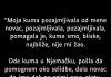 “Moja kuma pozajmljivala od mene novac…” “Moja kuma pozajmljivala od mene novac…” - featured image