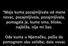 “Moja kuma pozajmljivala od mene novac…” “Moja kuma pozajmljivala od mene novac…” - featured image