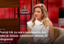 POSTOJI TRIK ZA ONE U ČETRDESETIM, EVO KAKO JE JOVANA JOKSIMOVIĆ SKINULA 25 KILOGRAMA!