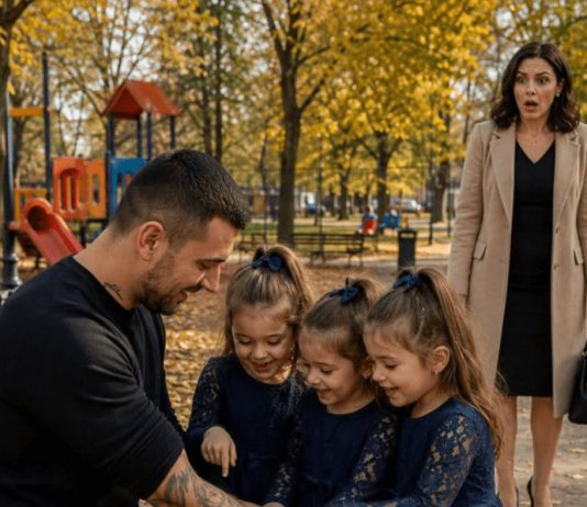 “Trojke su prišle samohranom ocu i rekle mu: ‘Dobar dan, gospodine, naša mama ima tetovažu potpuno istu kao vašu.’ On se ukočio… jer je taj slomljeni kompas bio tajna jedne noći za koju je vjerovao da ju je zauvijek zakopao.”