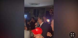 Dodik se nakon izbora na privatnom okupljanju rekao nešto što je izašlo u javnost: Video kruži društvenim mrežama, spremaju napad, evo kad počinje raat Dodik se nakon izbora uhvatio mikrofona i zapjevao uz članove SNSD-a: "Ovako slavimo veliku pobjedu Republike Srpske" - featured image